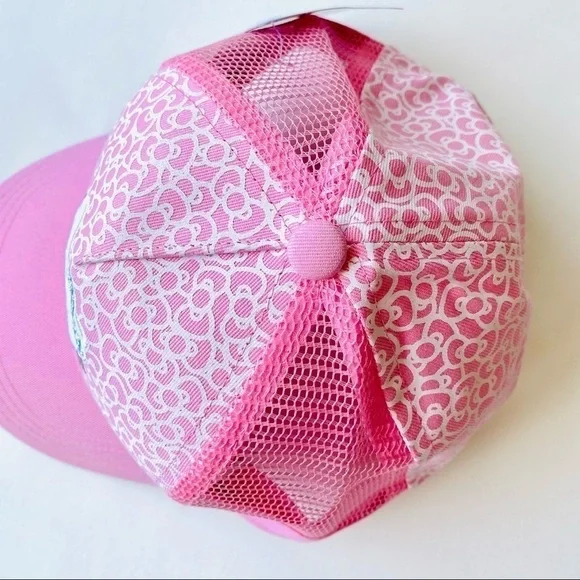 HELLO Kitty Pink Mesh Trucker Hat Women + Girls - Picture 12 of 16